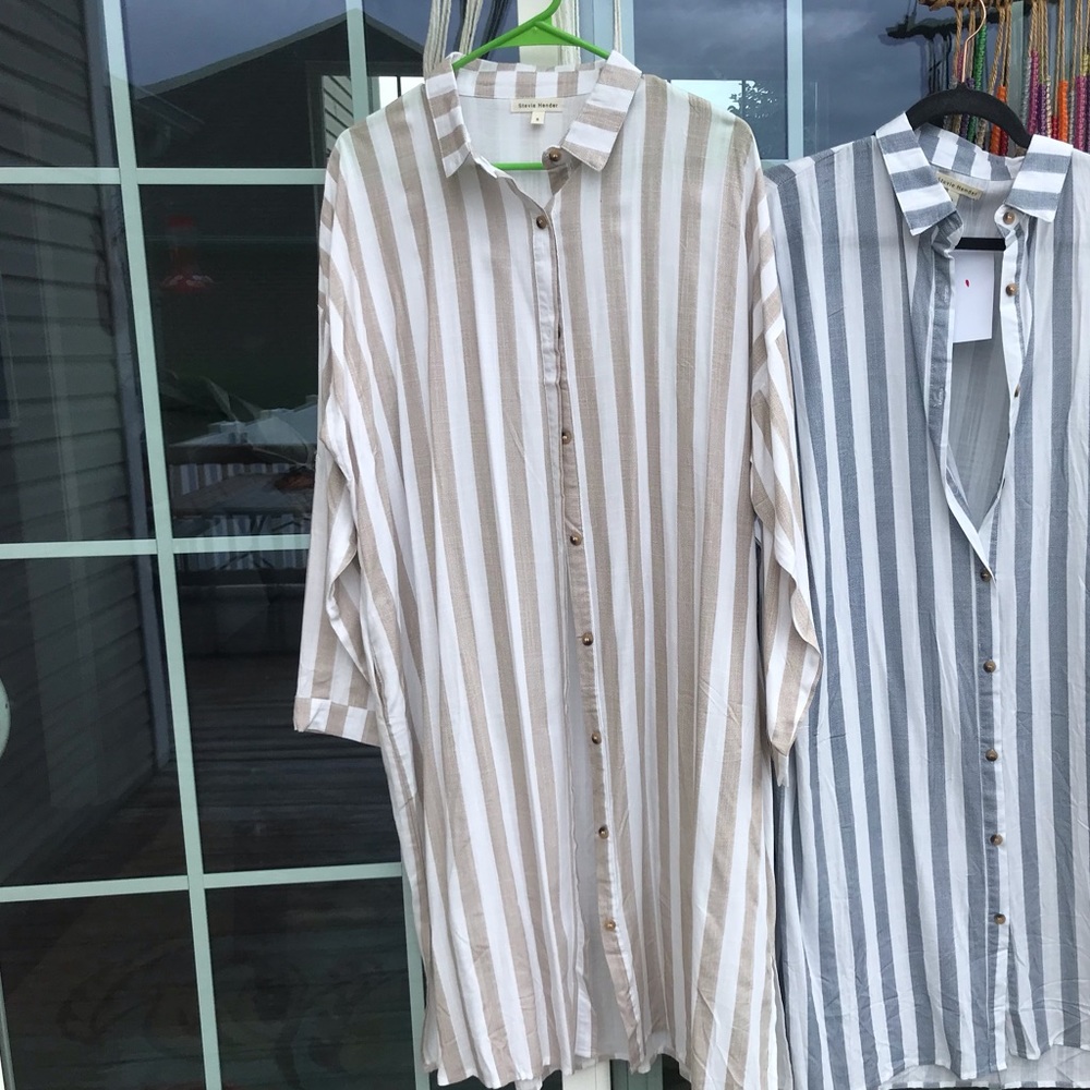 Stevie Hender boyfriend dress w/pockets